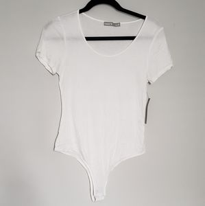 Basic off white leotard Brand New